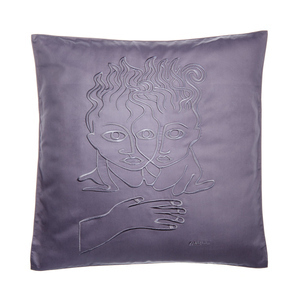 Housse de coussin brodé 