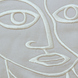 Housse de coussin brodé 