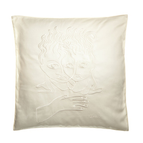 Housse de coussin brodé 